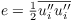 $e =
\frac{1}{2} \overline{u_i^{\prime\prime} u_i^{\prime\prime}}$